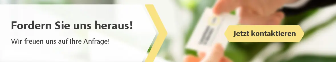 Banner für Kontakt zu L&S: Fordern Sie uns heraus!